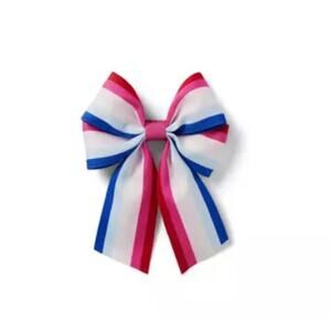 Janie and Jack NWT Striped Bow Barrette